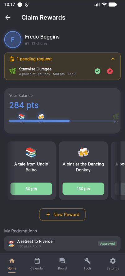 Kids redeem points for rewards in Kyrio